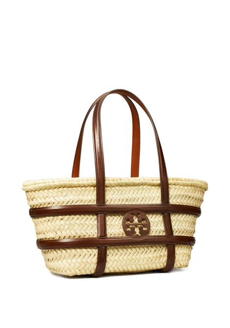 Borsa a mano Ella in raffia in beige Tory burch - donna TORY BURCH | 169218902